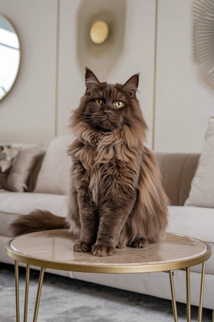 Brown ragdoll cat